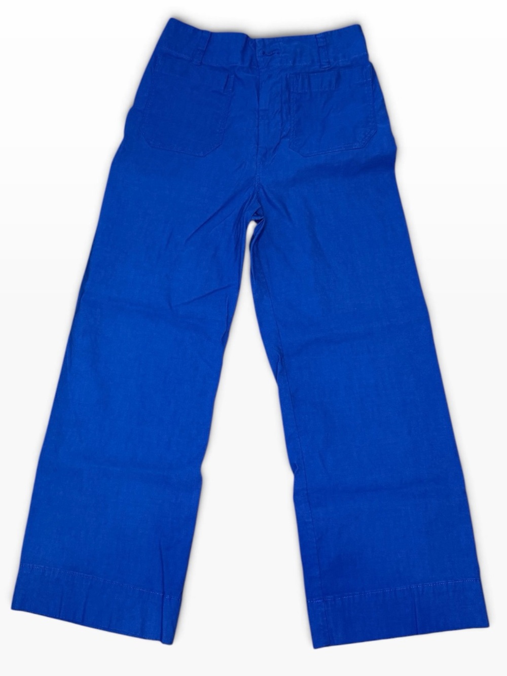 Maeve Colette Royal Blue Wide-Leg Pull-On Pants 28
